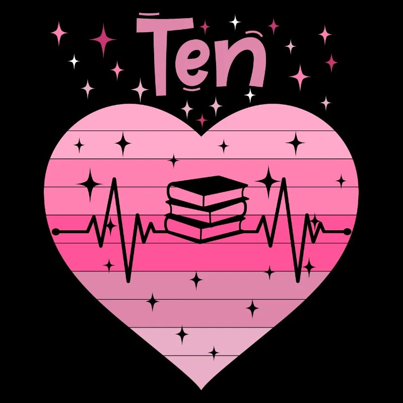 10. Geburtstag Lesen Bücher Buch Mädchen Tochter