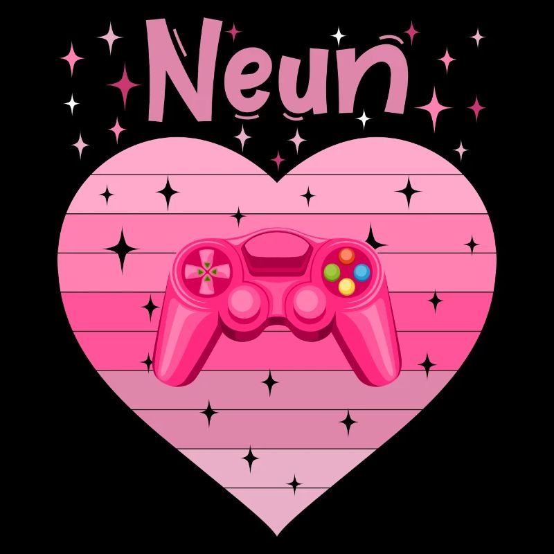 Mädchen Tochter 9. Geburstag Gaming Controller