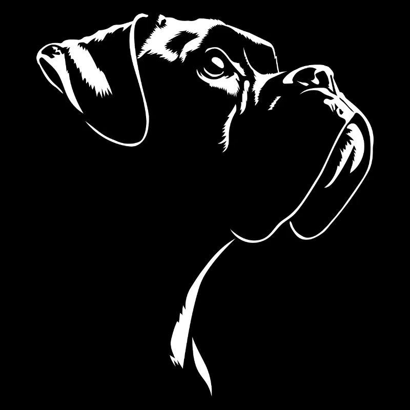 Boxer Silhouette Chien Chien Wilsigns