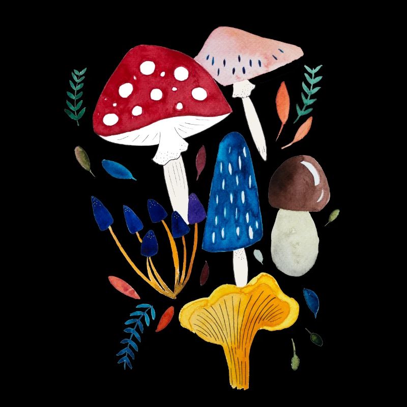 Champignon design champignon boletus chanterelle