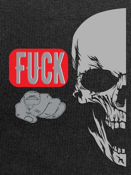 Index Finger Saying Skull