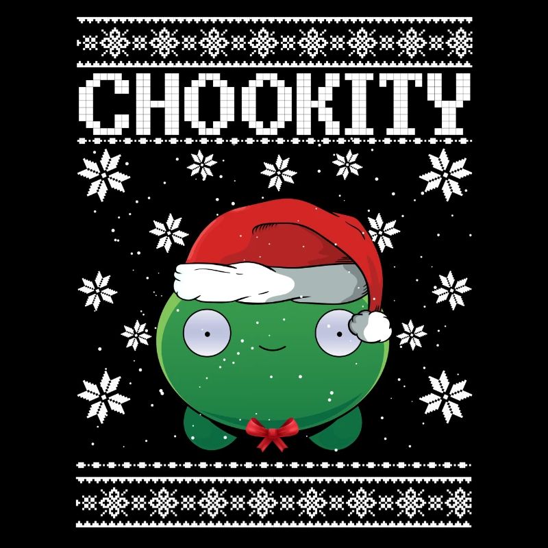 Gâteau de lune Chookity Noël moche
