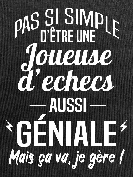 Joueuse d'echecs