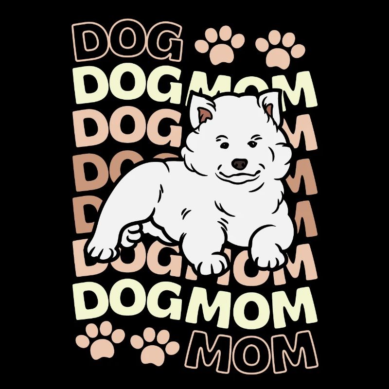 Doux Samoyed puppy lover kawaii