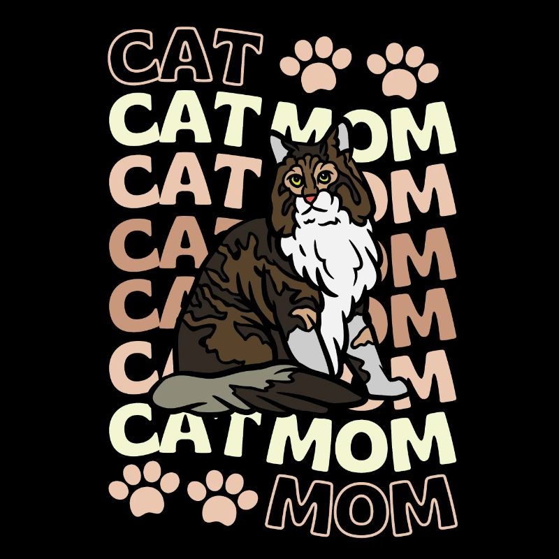 Mignon Maine Coon Cat Maman