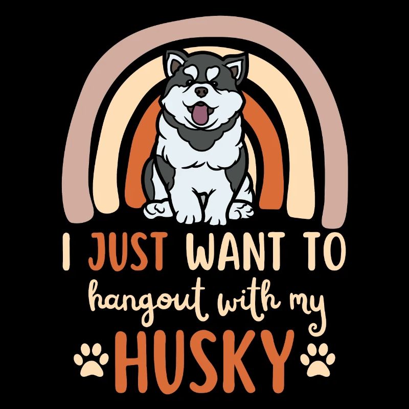 Mignon chiot Husky Kawaii