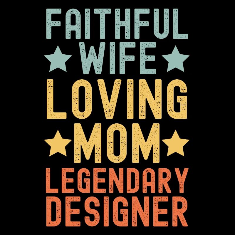 Épouse fidèle, mère aimante, designer