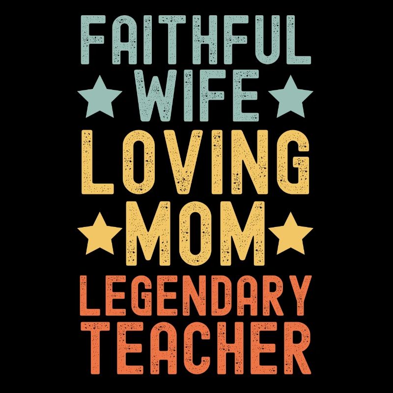 Treue Ehefrau Liebevolle Mutter Lehrerin