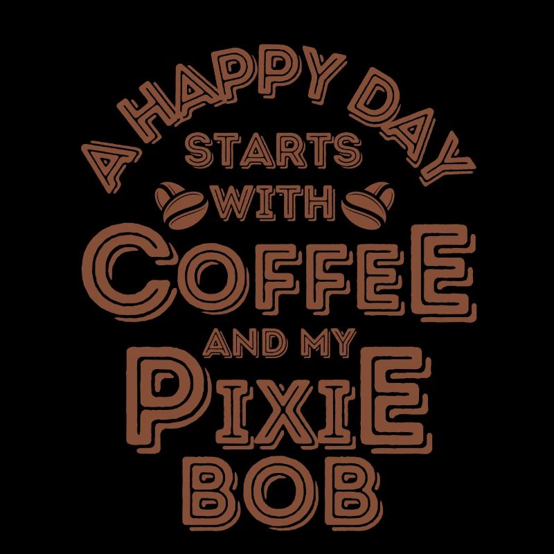 Pixie Bob Katze Kaffee Cafe