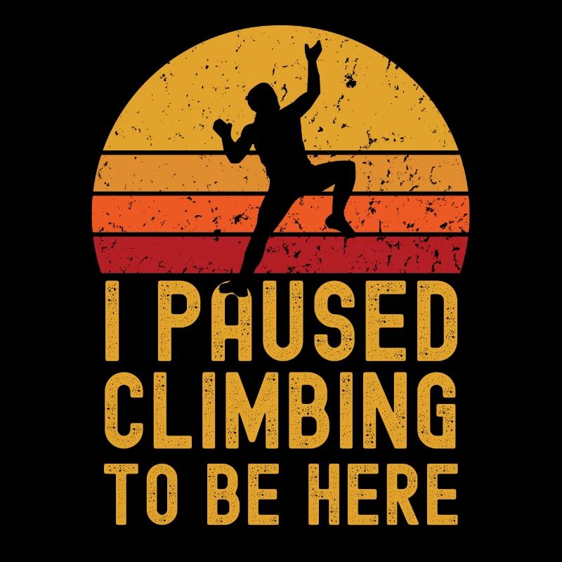 Climbing retro vintage
