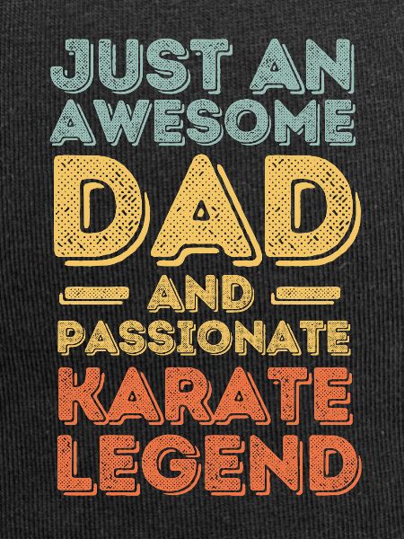 Dad karate retro