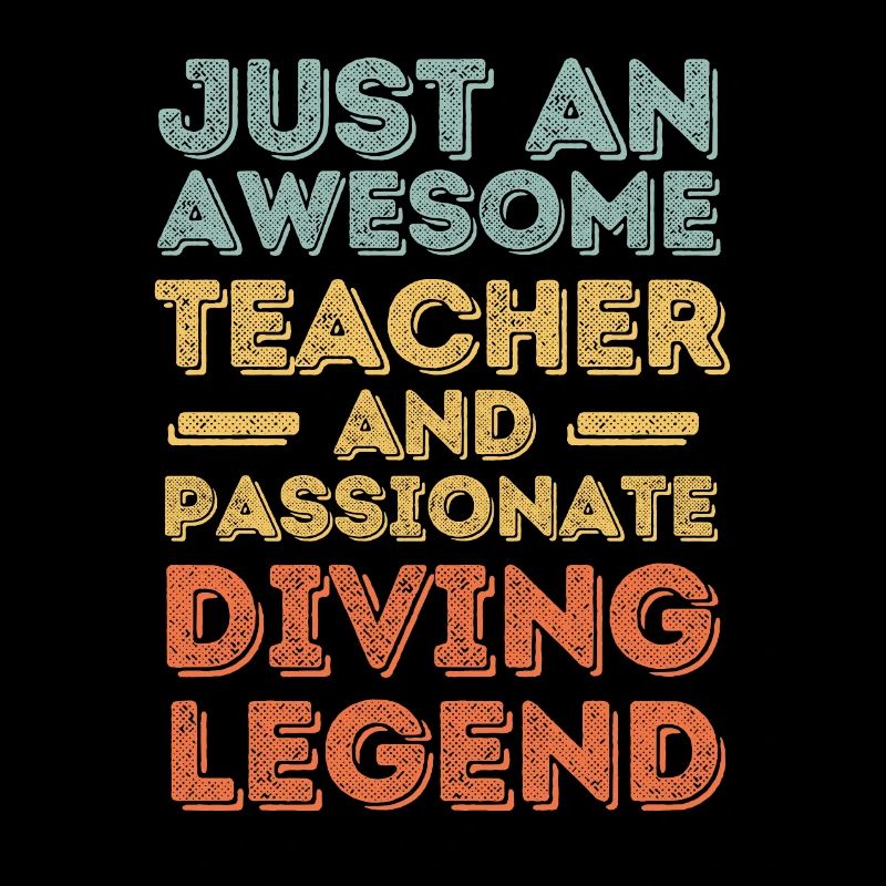 Instructor Diving retro