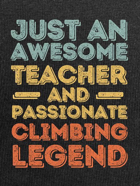 Instructor climbing retro