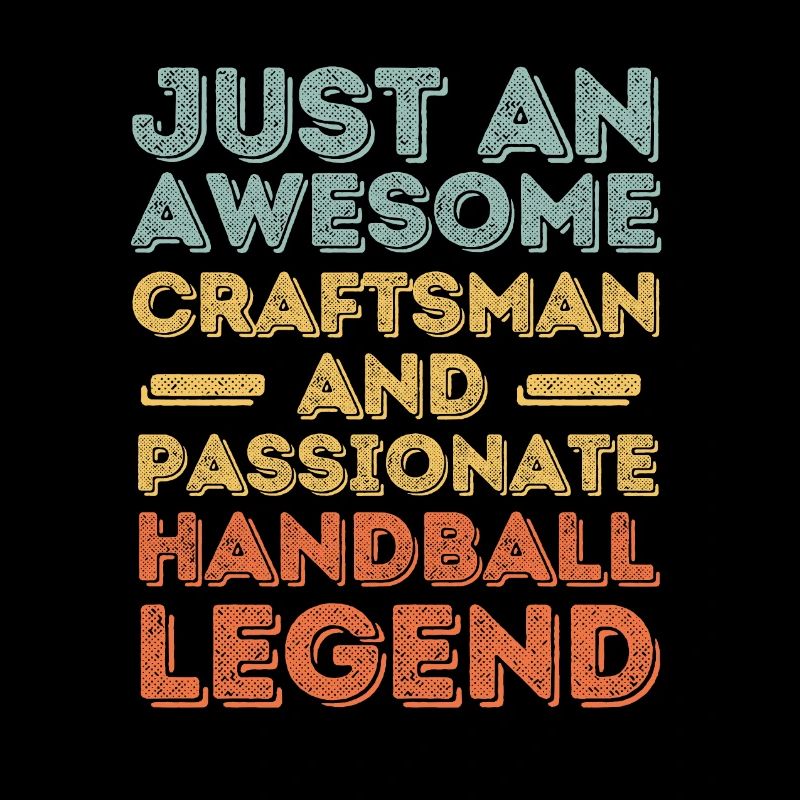 Handwerker Handball retro