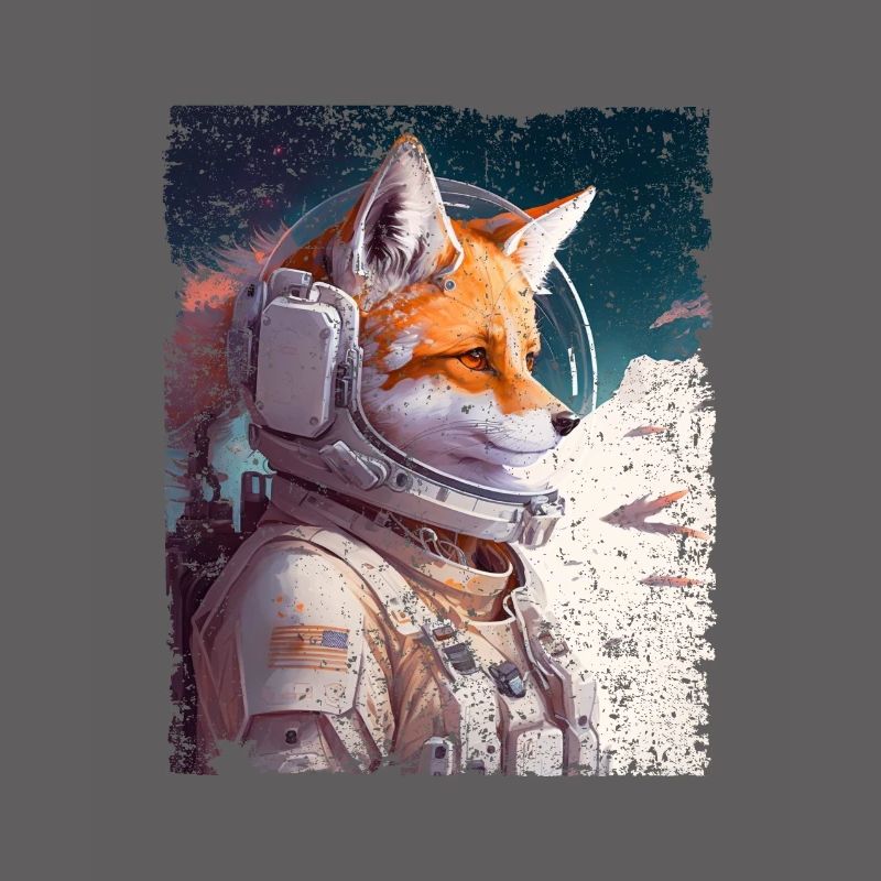 Renard de l’espace dans l’espace Combinaison spatiale