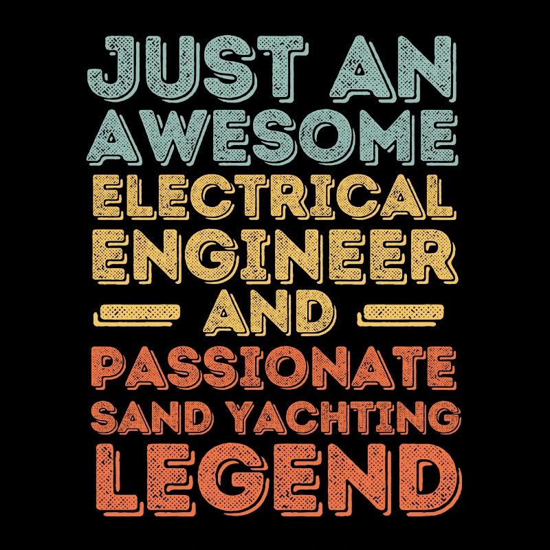 Electrical engineer sand sails retro