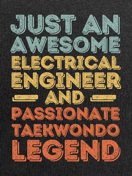 Electrical engineer Taekwondo retro