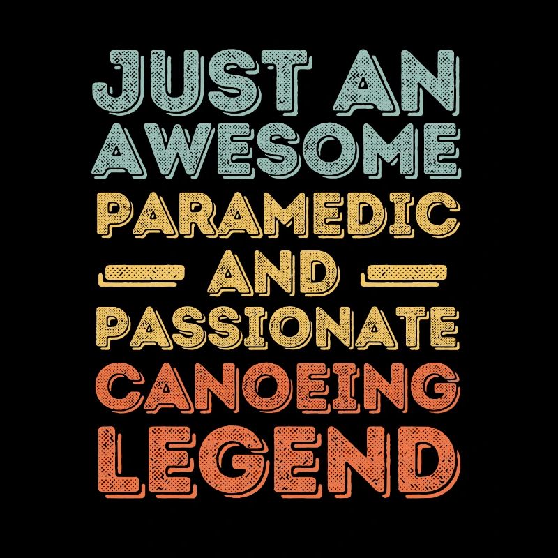 Paramedic canoeing retro