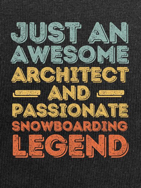 Architecte snowboard rétro
