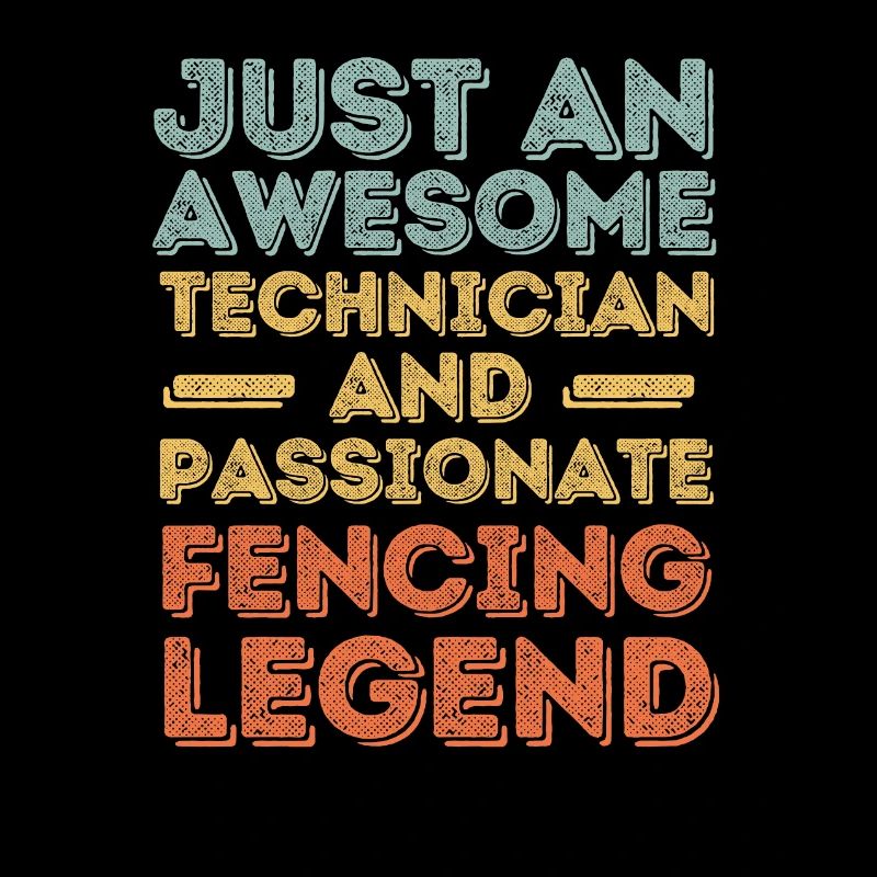 Techniker Fechten retro