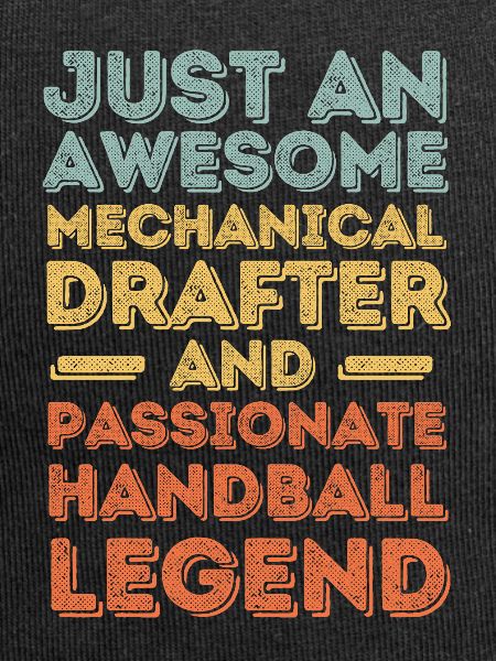Technical draughtsman handball retro