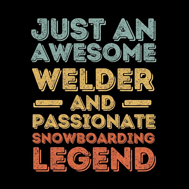 Welder Snowboarding retro