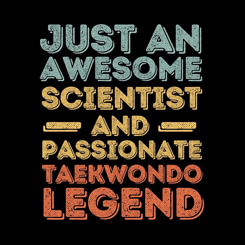 Scientist Taekwondo retro