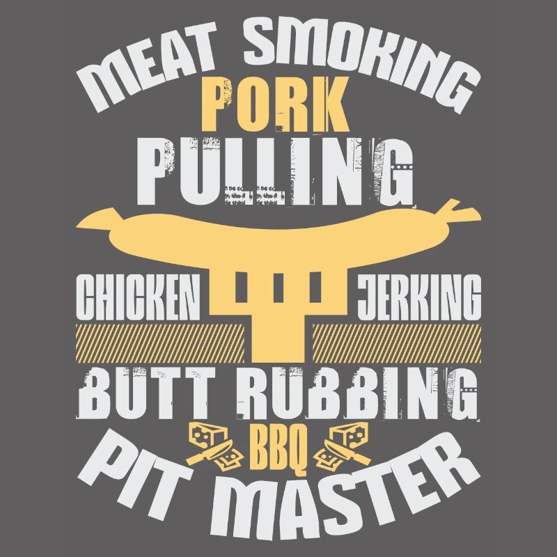 MEAT SMOKING PORK PULLING PIT MASTER