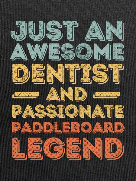 Dentist Paddleboard retro