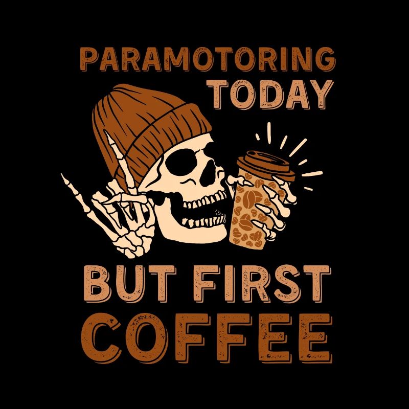 Café Squelette paramoteur