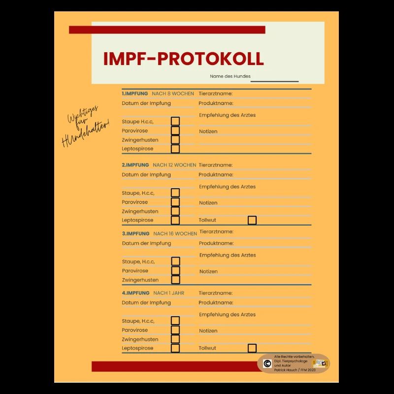 Protocole de vaccination