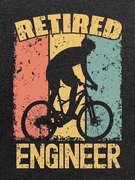 Biking retired engineer