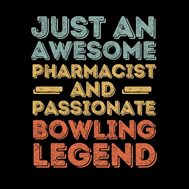 Apotheker Bowling-Legende retro