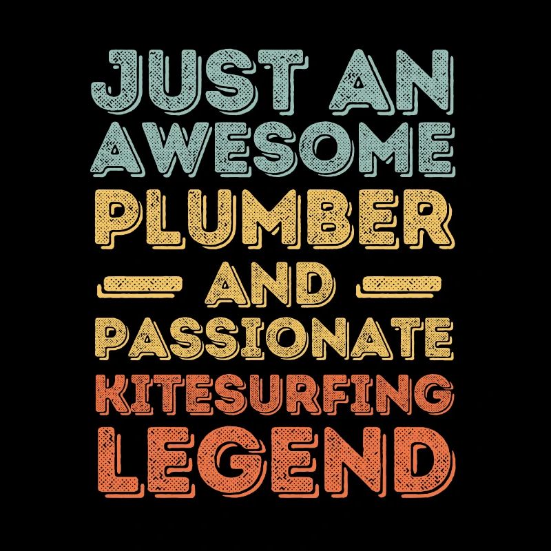 Plumber Kitesurfing legend retro
