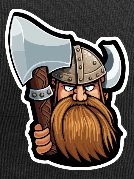 Olaf, der Kühne: Cartoon-Wikinger Olaf