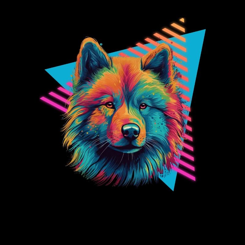 Samoyed 80s style