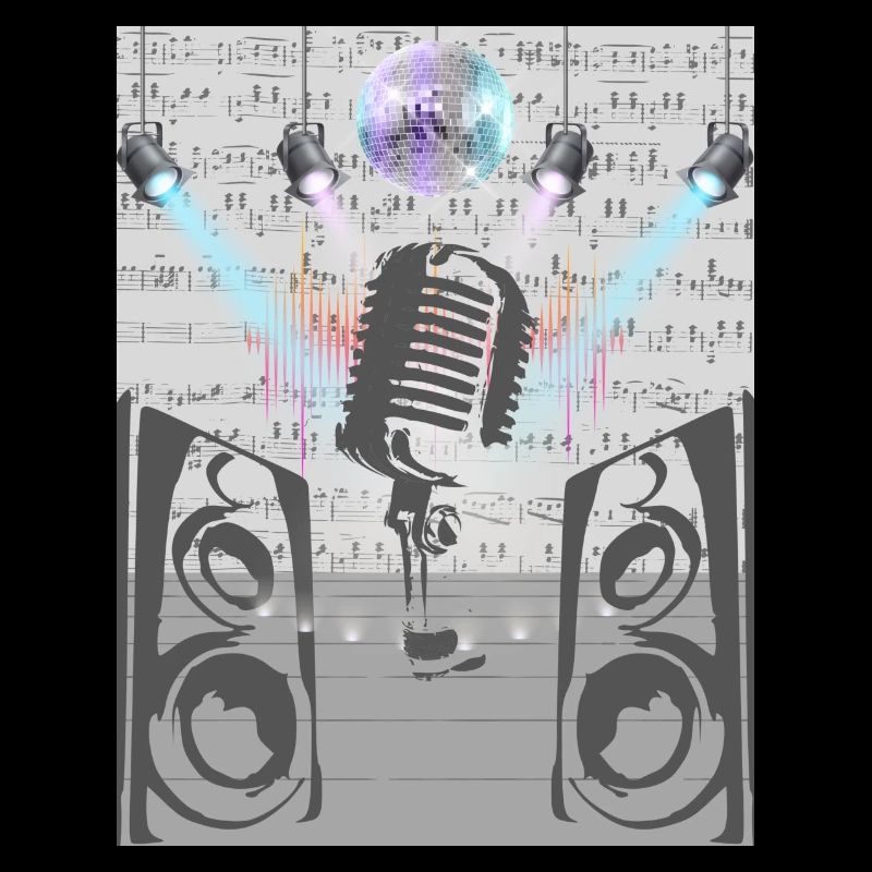 Microphone pour l’amour de la musique