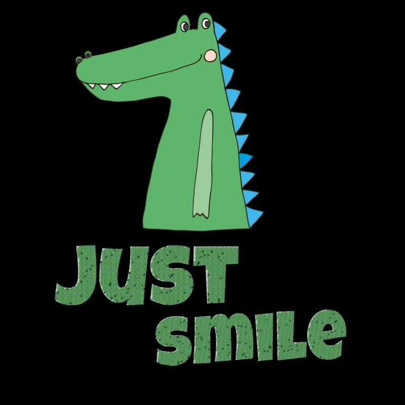 Crocodile juste sourire