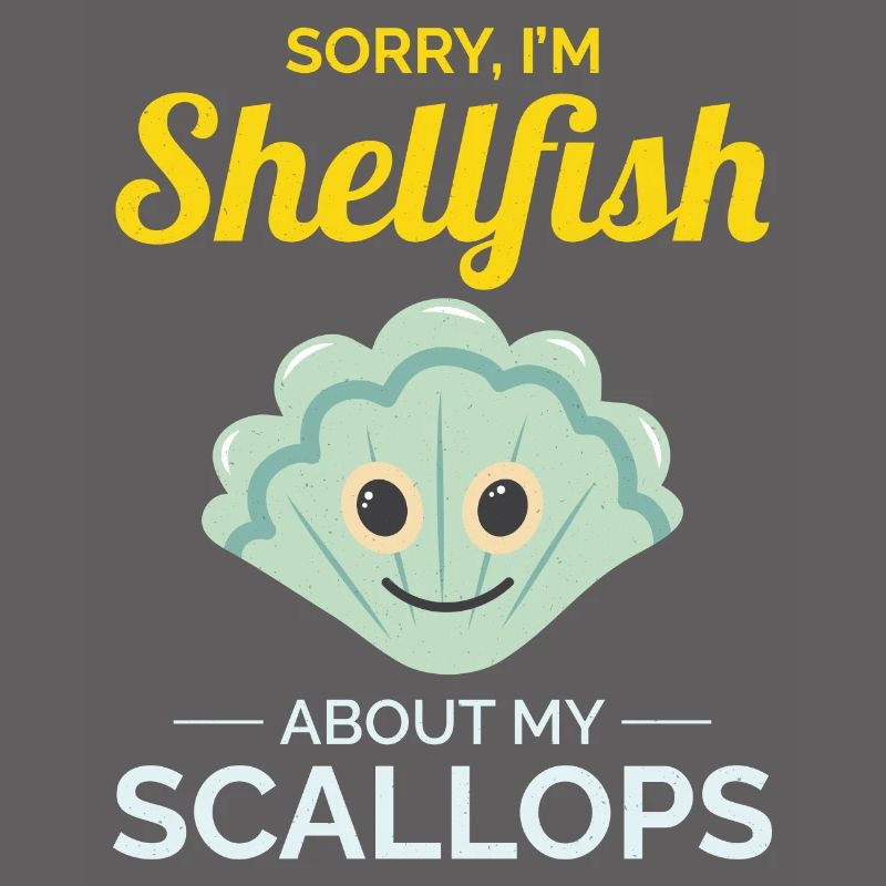 Scallop Seashells Collector Beachcomber Shellfish