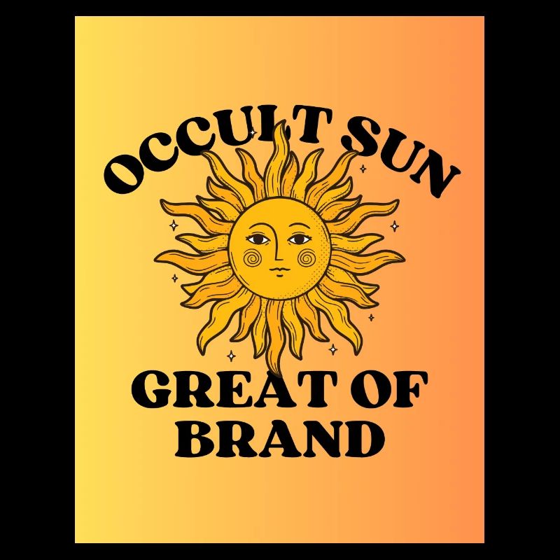 Grande marque du soleil caché