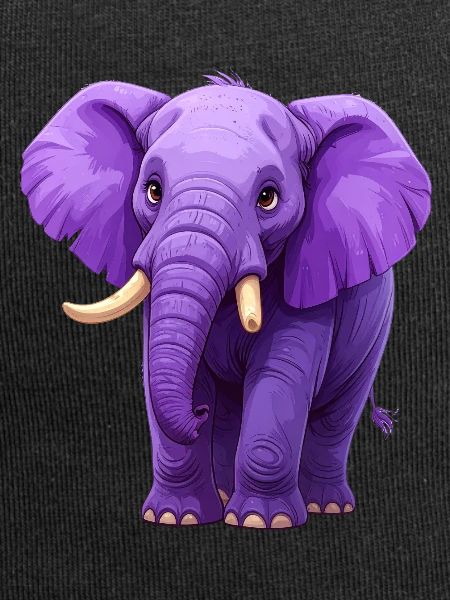 purple elephant