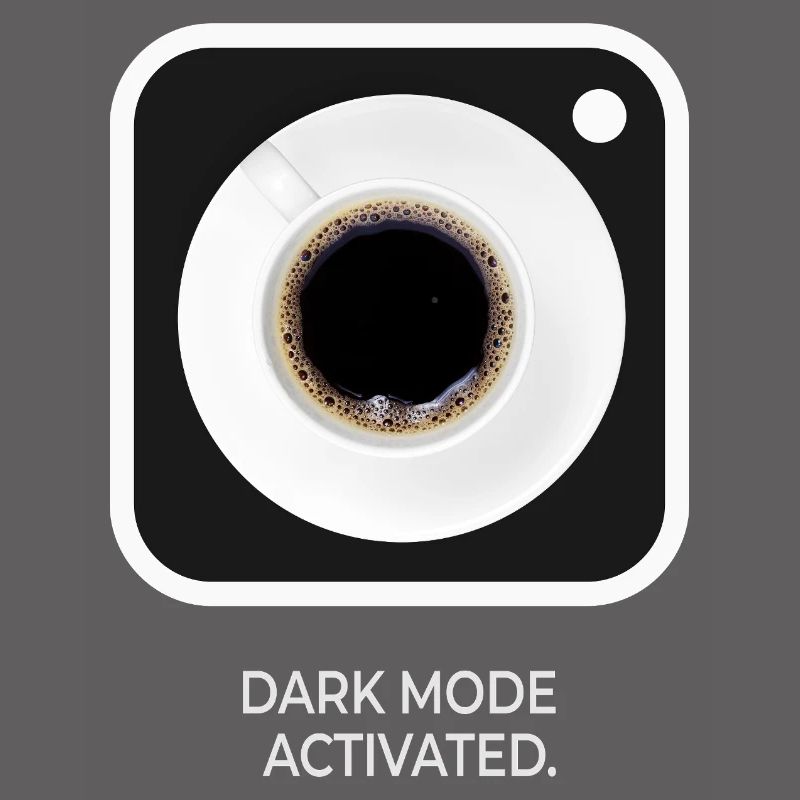 Mode sombre Mode Activé Coffee Dit Design