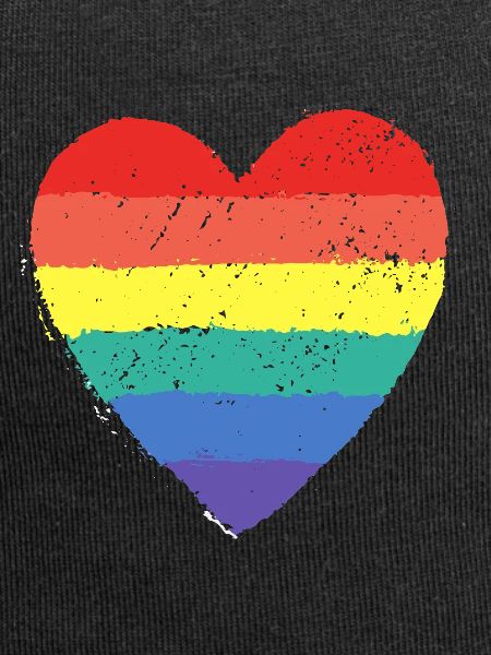 Herz Pride Regenbogen