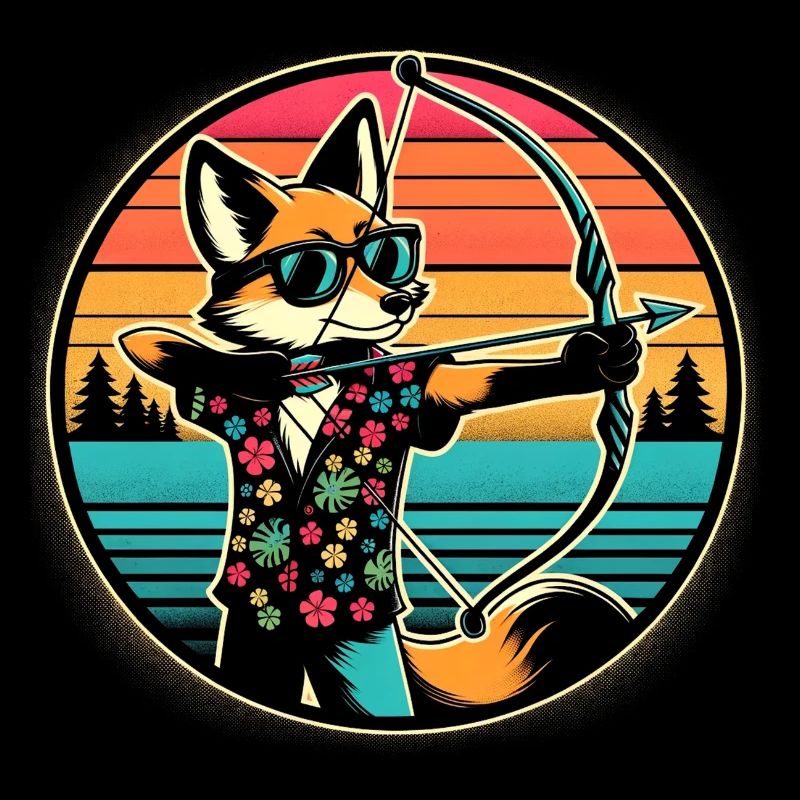Fuchs Bogenschießen