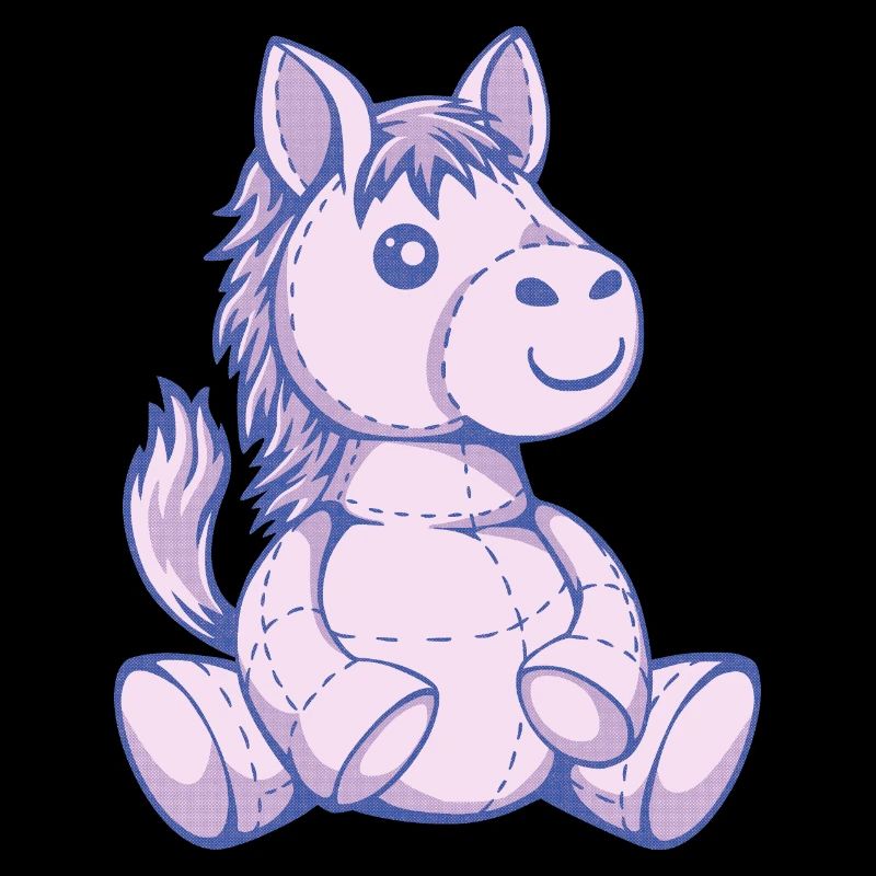 süßes Stofftier Pferd