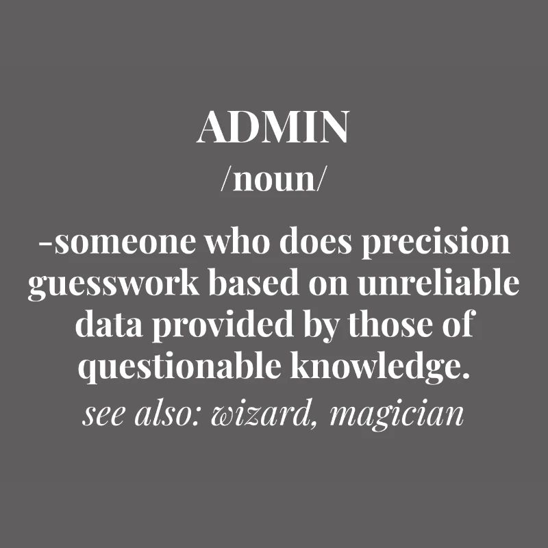 Admin Administrator Informatik Computer