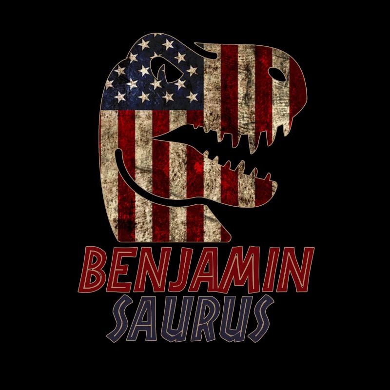 Patriotic Benjamin Dinosaur Benjaminsaurus