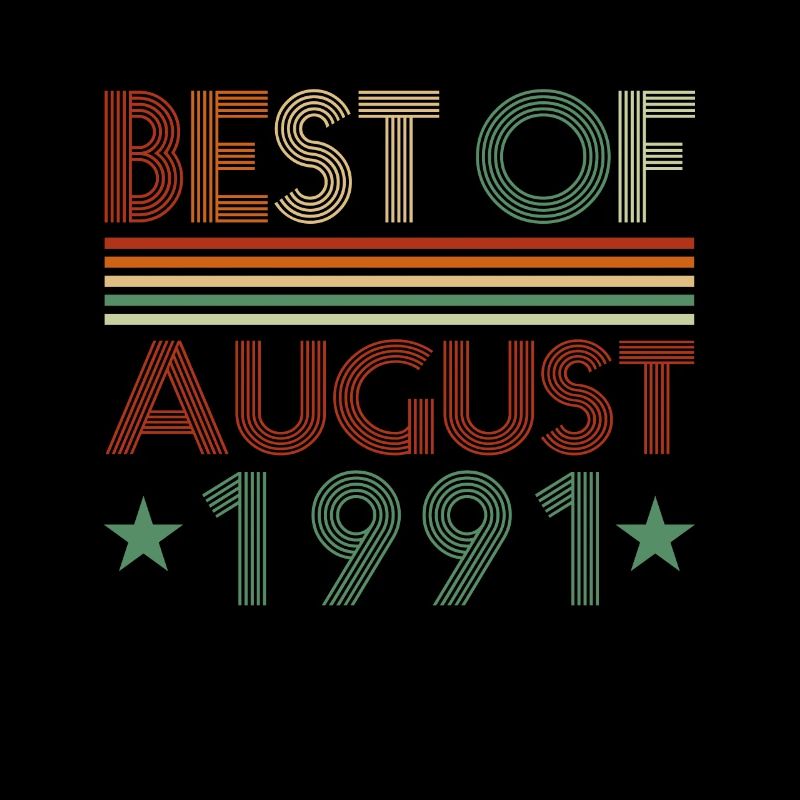 30e anniversaire cadeau août 1991