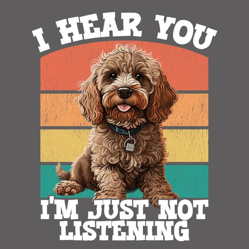 Cockapoo Ich höre, dass du einfach nicht zuhörst