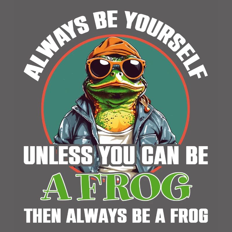 Sei Du selbst oder sei ein Frosch